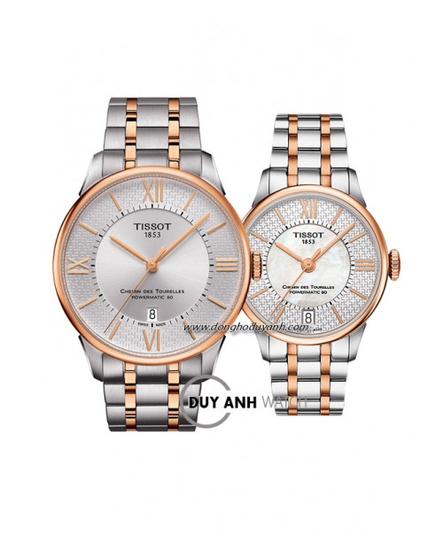 TISSOT CHEMIN DES TOURELLES POWERMATIC 80 HELVETIC PRIDE T099.407.22.038.01 và T099.207.22.118.01