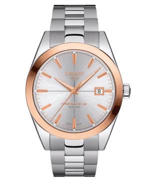 Tissot Gentleman Powermatic 80 Silicium Solid 18k Gold Bezel T927.407.41.031.00