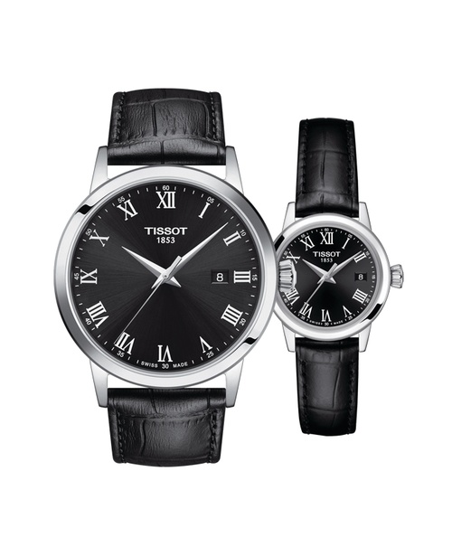 Đồng hồ đôi Tissot Classic Dream T129.410.16.053.00 và T129.210.16.053.00