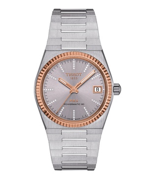 Tissot PRX 35mm Powermatic 80 18K Gold Bezel T931.207.41.336.00