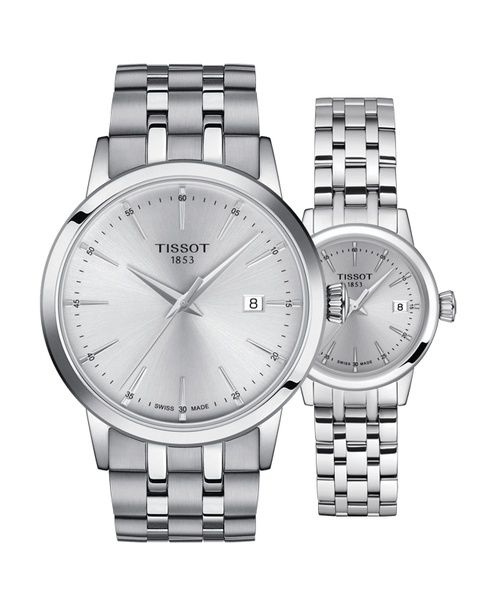 Đồng hồ đôi Tissot Classic Dream T129.410.11.031.00 và T129.210.11.031.00