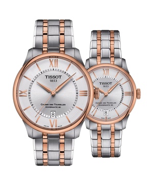 Đồng hồ đôi Tissot Chemin des Tourelles Powermatic 80 T139.807.22.038.00 và T139.207.22.038.00