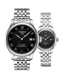 Đồng hồ đôi Tissot Le Locle T006.407.11.053.00 và T006.207.11.058.00 small